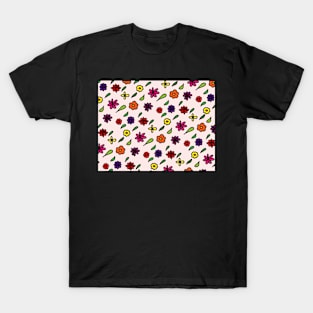 Hand drawn flower pattern T-Shirt